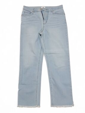 LOFT Size 6 Light Blue Straight-Leg Jeans